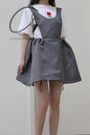 SHUSHUTONG open back dress aw21dr07 gray